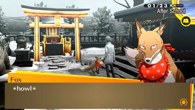 Persona 4 : Golden - Guide de choix des liens sociaux Fox