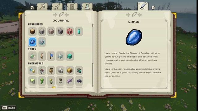 Comment farmer des lapis dans Minecraft Legends