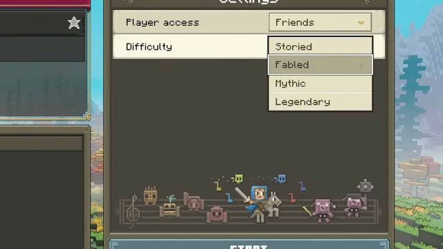 Explication des différences de difficulté dans Minecraft Legends