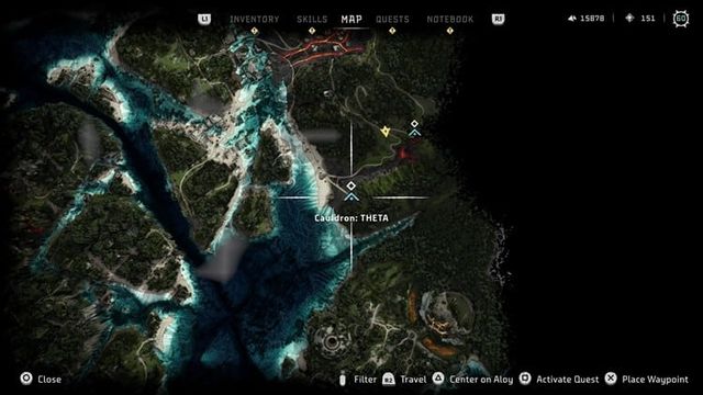 Horizon : Forbidden West - Guide du Chaudron Thêta