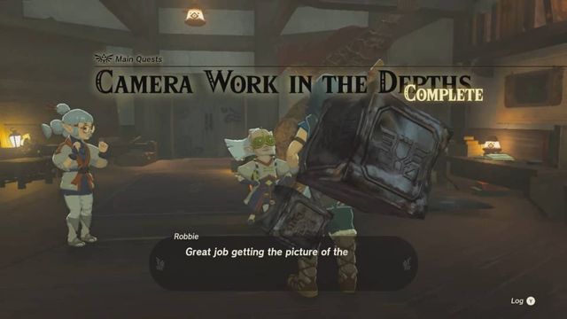 Zelda : Tears Of The Kingdom – Travail de caméra dans les profondeurs