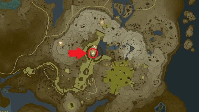 Zelda : Tears Of The Kingdom – Quête de la statue couverte de boue