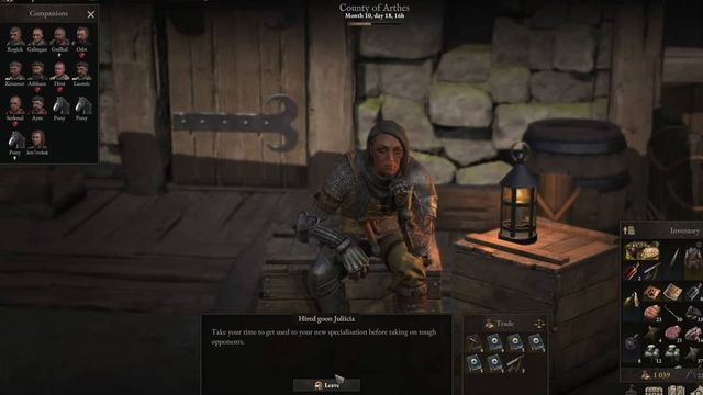 Comment respecter dans Wartales