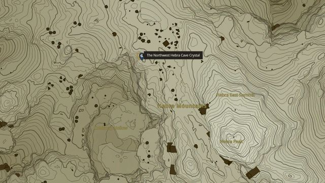 Le cristal de la grotte d'Hebra Nord-Ouest - Zelda : Tears Of The Kingdom