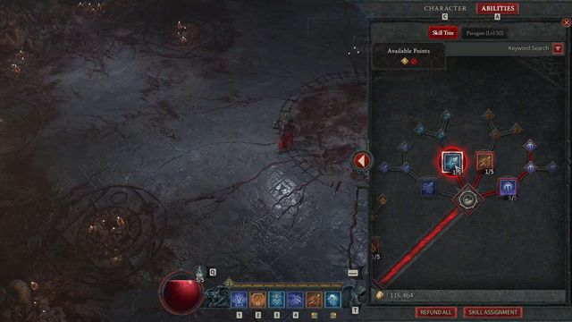 Arbre de compétences du sorcier - Diablo 4