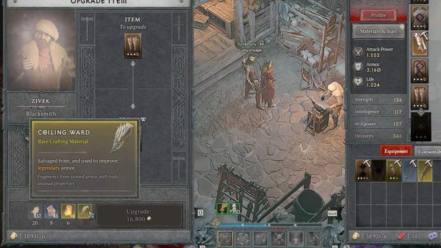 Comment obtenir le Coiling Ward - Diablo 4