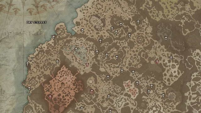 Autels de Lilith steppes arides - Diablo 4