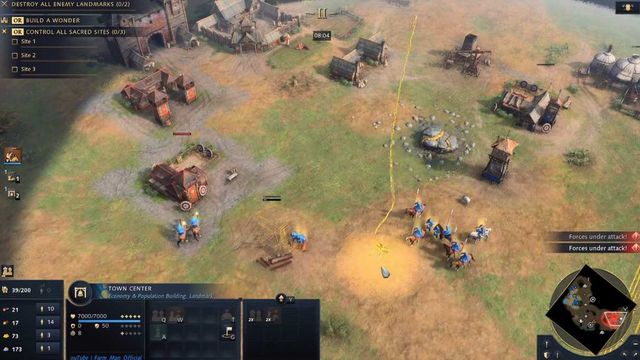 Age of Empires 4 : Commande de construction urgente des cavaliers mongols