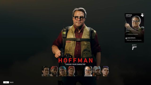 Back 4 Blood : Comment jouer en tant que Hoffman