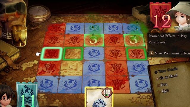 Guide du jeu de cartes Bravely Default 2 B n D