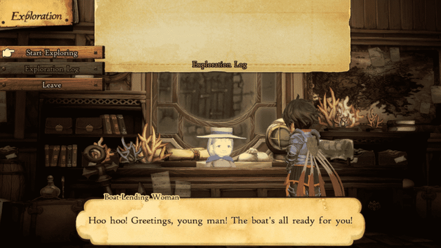 Guide d'exploration du bateau Bravely Default 2