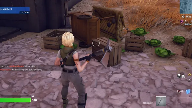 Fortnite : Comment détruire un chariot à choux