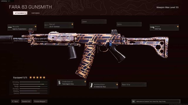 Guide des meilleurs chargements du FARA 83 de Call of Duty Warzone