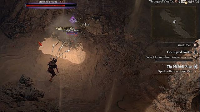 Donjon de la Grotte corrompue - Diablo 4