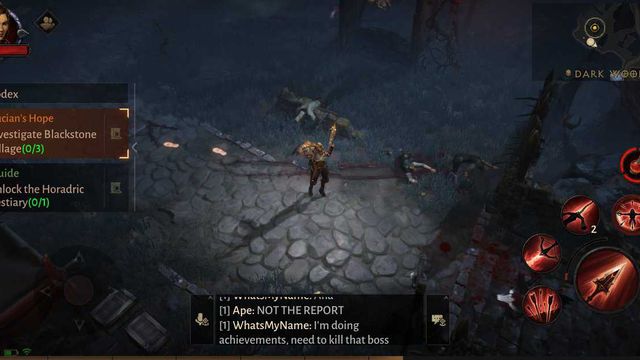 Diablo Immortal : Guide de la zone du bois sombre
