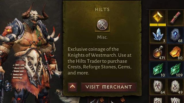 Diablo Immortal Hilts : emplacement du commerçant, guide de l'agriculture