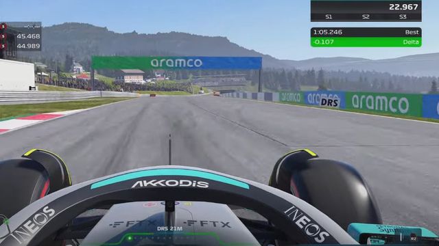 F1 22 : Autriche - Guide de configuration pour conditions sèches et humides