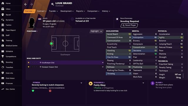 Football Manager 2021 - Meilleurs agents gratuits pour chaque poste