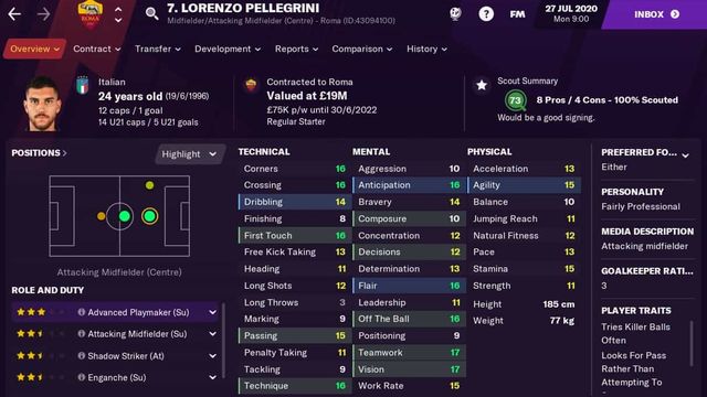 Football Manager 2021 : Meilleurs joueurs pour chaque poste