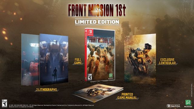 Front Mission 1st : Remake Switch sortie physique révélée, trois éditions