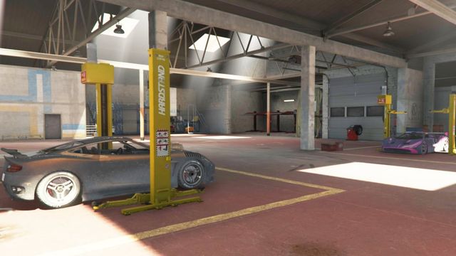 GTA Online : Entrepôt de véhicules