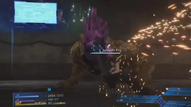 Crisis Core Réunion : Behemoth King [Combat de boss]