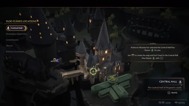 Hogwarts Legacy : Comment voyager rapidement avec Floo Flames