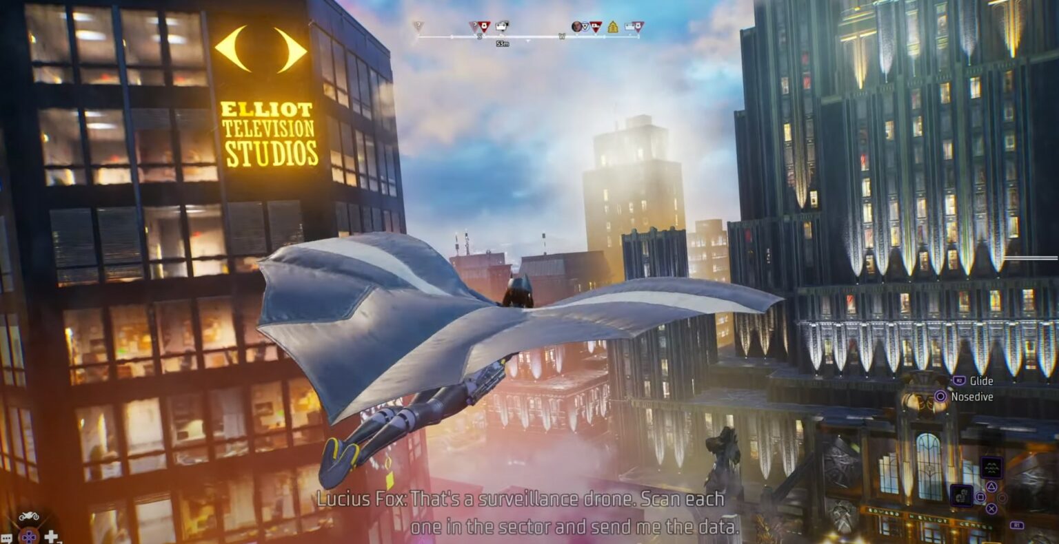 Gotham Knights : Comment glisser