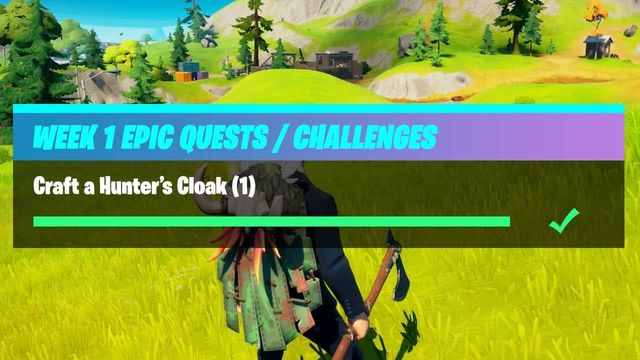 Comment fabriquer la cape de chasseur dans Fortnite
