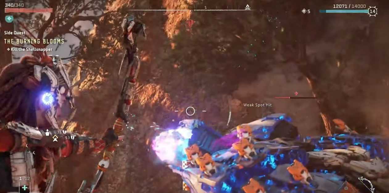 Horizon : Forbidden West - Comment vaincre Shellsnapper