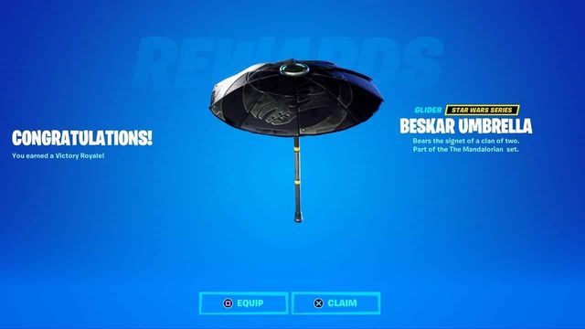 Comment obtenir le parapluie Beskar dans Fortnite