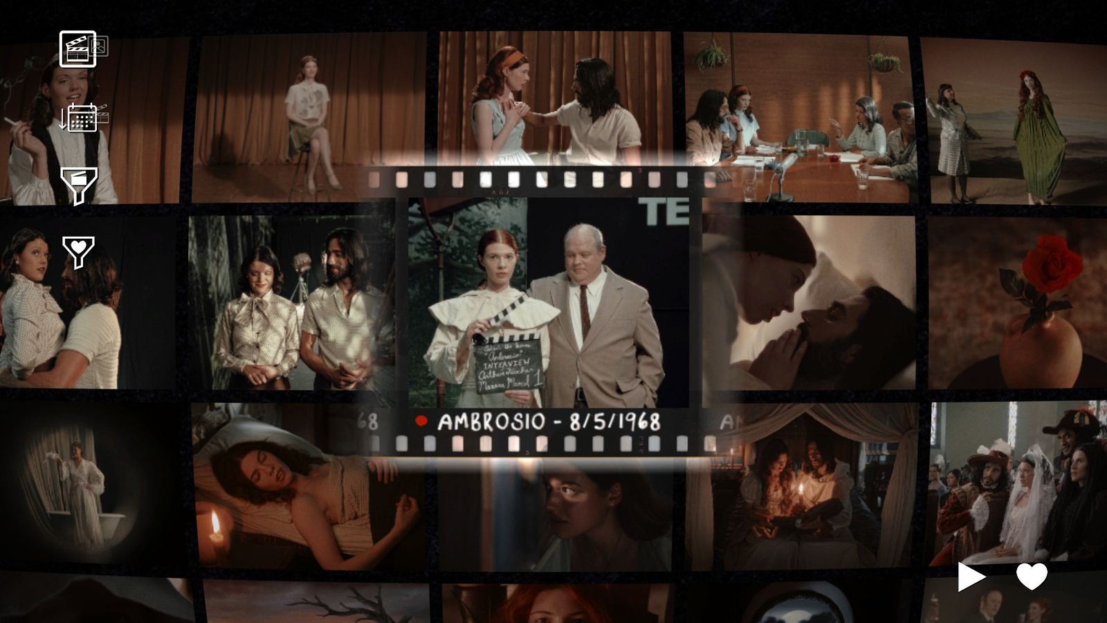 Immortality : Grille des extraits de films, coupes correspondantes et guide des scènes de nu