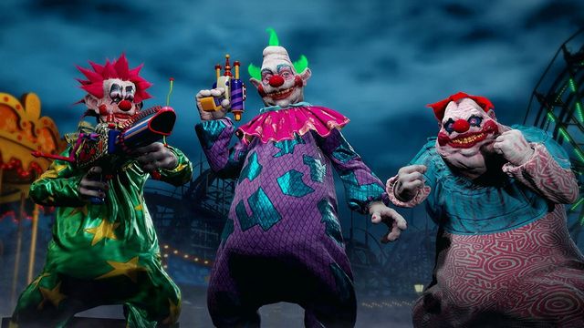Le jeu Killer Klowns From Outer Space montre les Klowns en détail