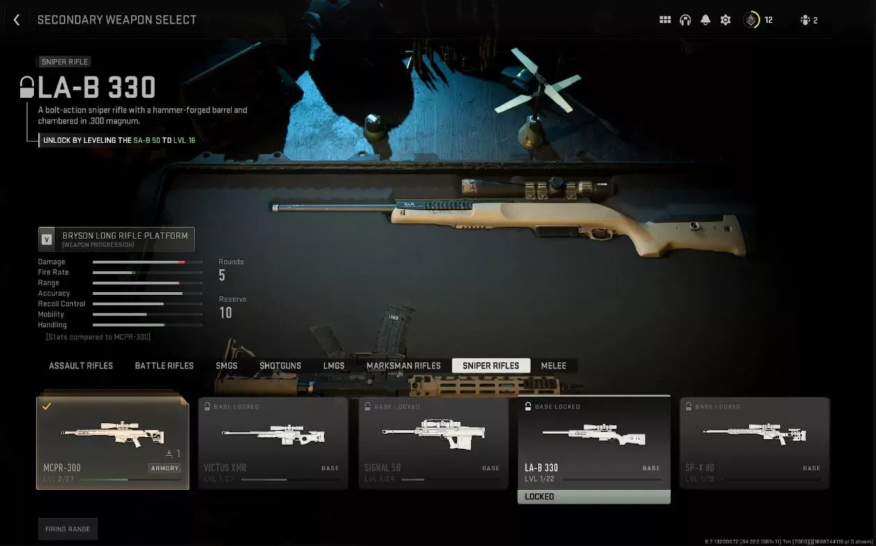 Les meilleurs snipers et loadouts dans COD Warzone 2.0