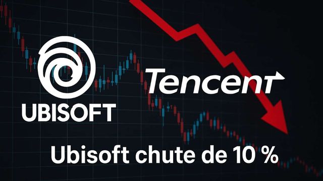 Le titre Ubisoft chute de plus de 10 % quelques jours après l'accord avec Tencent