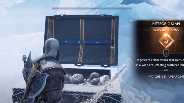 God Of War : Ragnarok - Où obtenir Attaques runiques de glas météorique ?