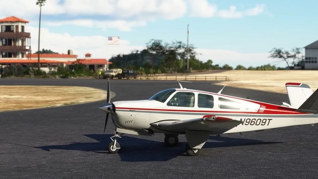 Microsoft Flight Simulator : Lancement du Beechcraft Bonanza V35
