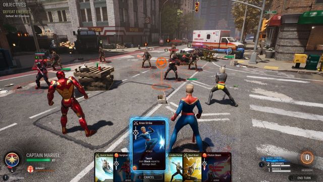 Midnight Suns : Guide des compétences et aptitudes de Captain Marvel