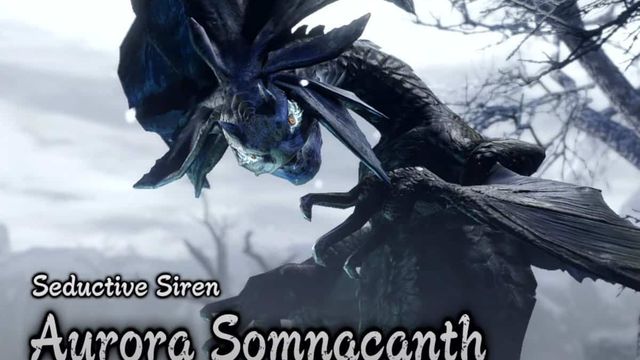 Monster Hunter : Rise - Sunbreak Aurora Somnacanth Faiblesses, armes, armures et gouttes