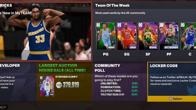 NBA 2K23 : Codes des casiers (septembre 2023)