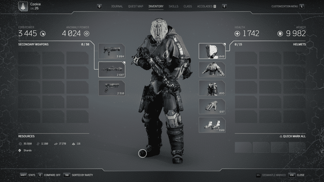 Outriders Guide des meilleures armes légendaires
