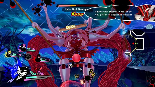 Persona Strikers 5 Vaince le Faux dieu Demiurge