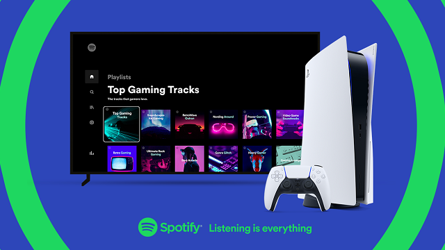 L'application Spotify semble obtenir une version native pour la PS5