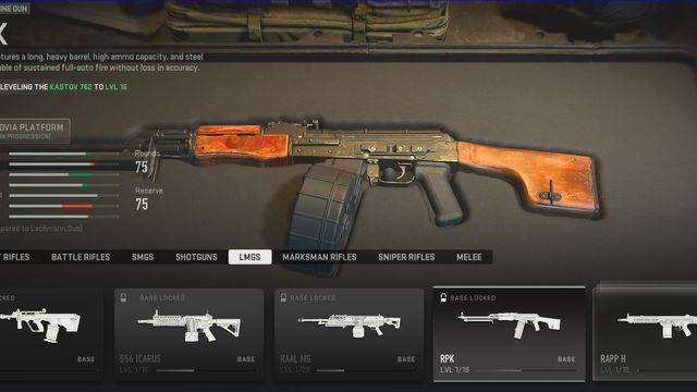 Call Of Duty : Warzone 2 - Les Meilleurs chargeur RPK, avantages et pièces jointes
