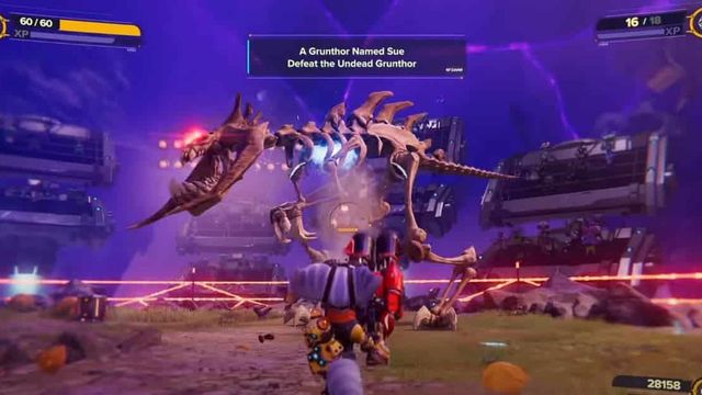 Ratchet & Clank: Rift Apart : Guide du boss Grunthor Sue