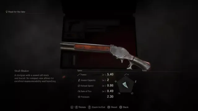 Resident Evil 4 : Remake - Guide du Crâne Shaker Vs W-870