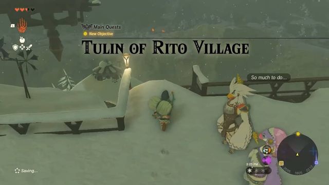 Zelda : Tears Of The Kingdom - Emplacement du village de Rito