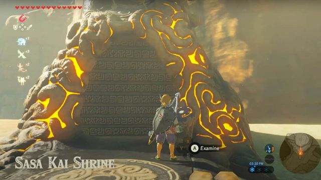 Zelda : Breath Of The Wild - Guide du sanctuaire Sasa Kai