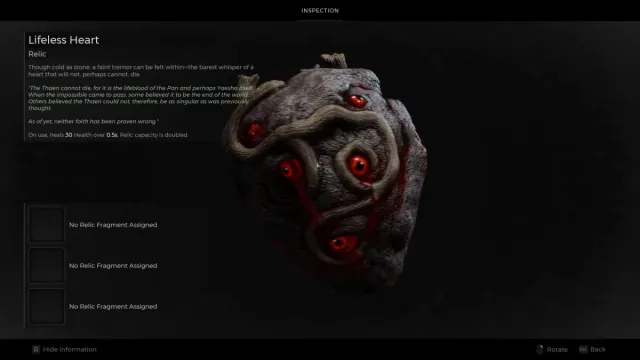 Remnant 2 : Comment obtenir la relique Coeur sans vie
