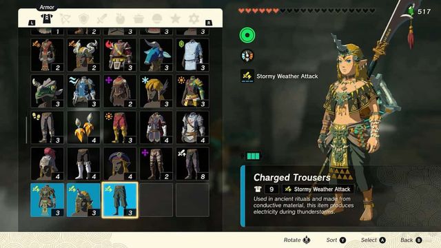 Zelda : Tears Of The Kingdom - Solution de l'énigme de l'emplacement de Tauro et des vêtements électriques